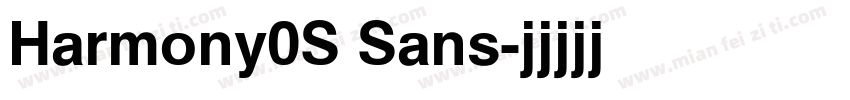 Harmony0S Sans字体转换